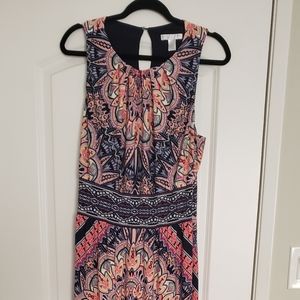 London Times Women Medallion Maxi dress, size 1X